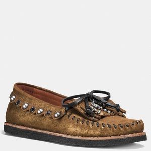 New in box Coach Roccasin 6.5 Flats Moccasins